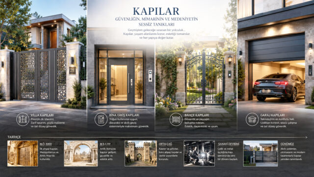 Kapılar: Güvenliğin, Mimarinin ve Medeniyetin Sessiz Tanıkları