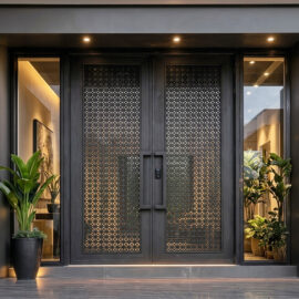 LAZER_KESIM_VILLA_KAPISI_KIRPILDI